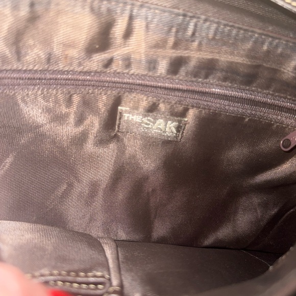 The Sak Dark Brown Leather Shoulder Bag - Picture 8 of 14